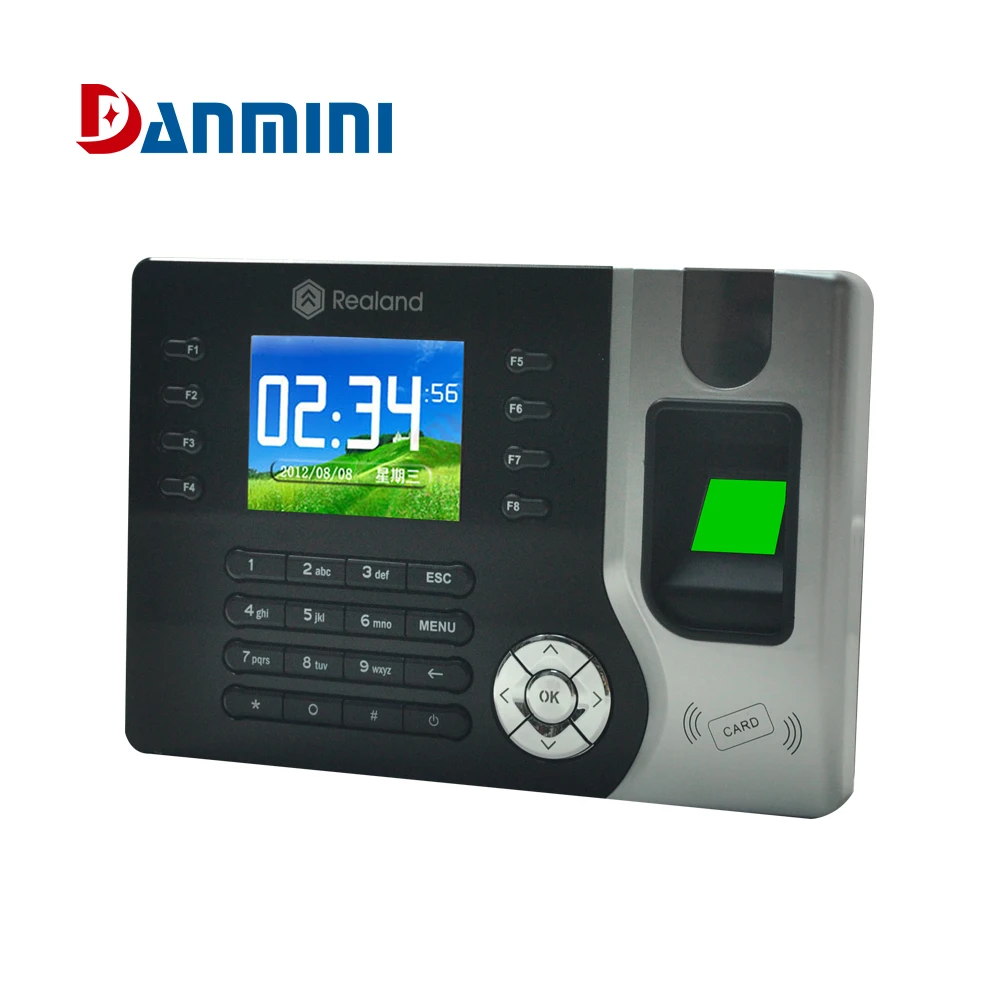 Danmini A-C071 tcp/ip отпечатков пальцев часы Регистраторы сотрудник посещаемости