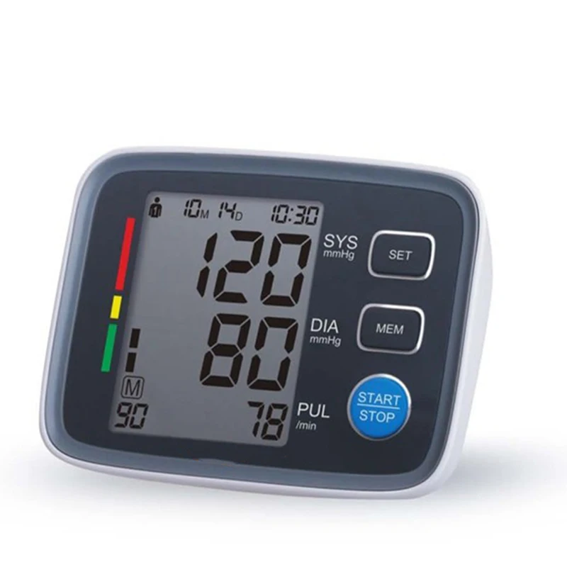 Arm cuff Digital Blood Pressure Monitor tonometer hematomanometer sphygmomanometer pulsometros Health Monitor for heart blood