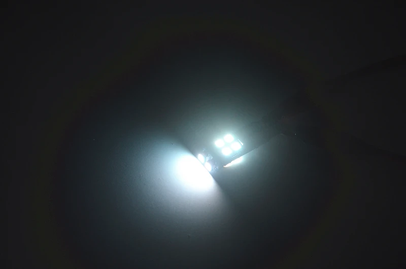 2шт новый авто светодиодный RGB лампы T10 3535 w5w Универсальный номерной знак