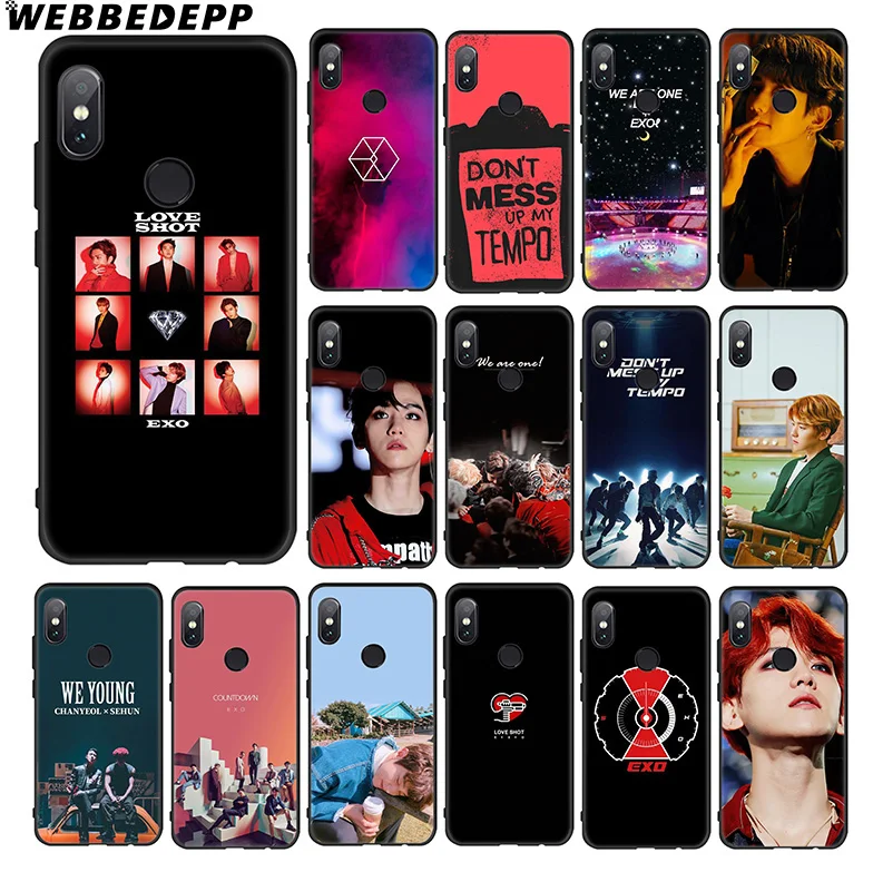 

WEBBEDEPP Exo K Pop Baekhyun Soft Case for Xiaomi 9 8 SE 6 A1 A2 Lite MIA1 MIA2 Lite MI8 MI6 MAX 3 POCOPHONE F1 Cover