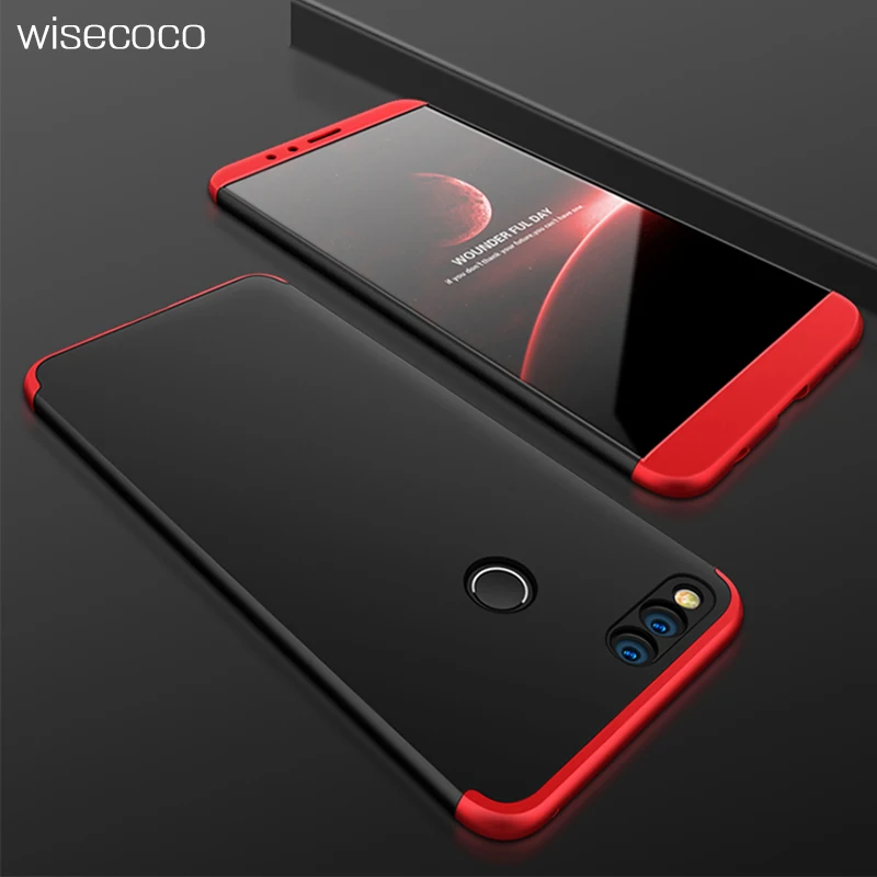 

360 Degree Full Protector Case For Huawei Honor6X 7X Hard PC Armor Cover Phone Bag Cases for huwei honor7x 6X GR5 2017 hoes etui