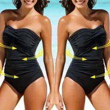Artı boyutu 5XL tek parça mayo kadınlar katı Monokini Maillot De Bain Femme kadın mayo kumlu plaj mayo # y1