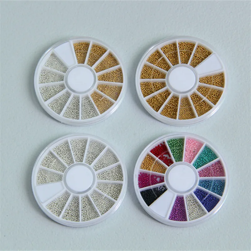 

Painted Pottery Mini Glass Beads Fingernail Art Supplies Foam Beads for Slime Super Light Clay Charms DIY Nail Molds Materials
