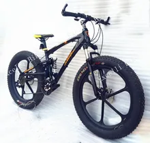 Excelli Bike 2016 New 21/24/27 Speeds 26×4.0″ Bicicletas Cycing Snow Bike Soft-tail Frame Fat Bicycle Bicicleta Mountain Bike 26