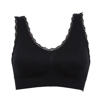 

New Women Lady Chic Casual Solid Lace Fitness Bra Padded Bra Tops Stretch Vest lingerie top