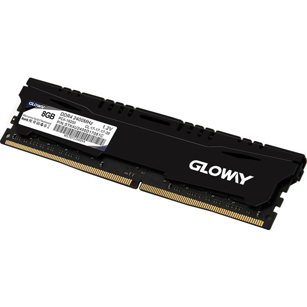 Оперативная память Gloway ddr4, 8 ГБ, 16 ГБ, 2400 МГц, 1,2 в, 2 для настольных компьютеров, оперативная Память DIMM, высокое качество, пожизненная Гарантия