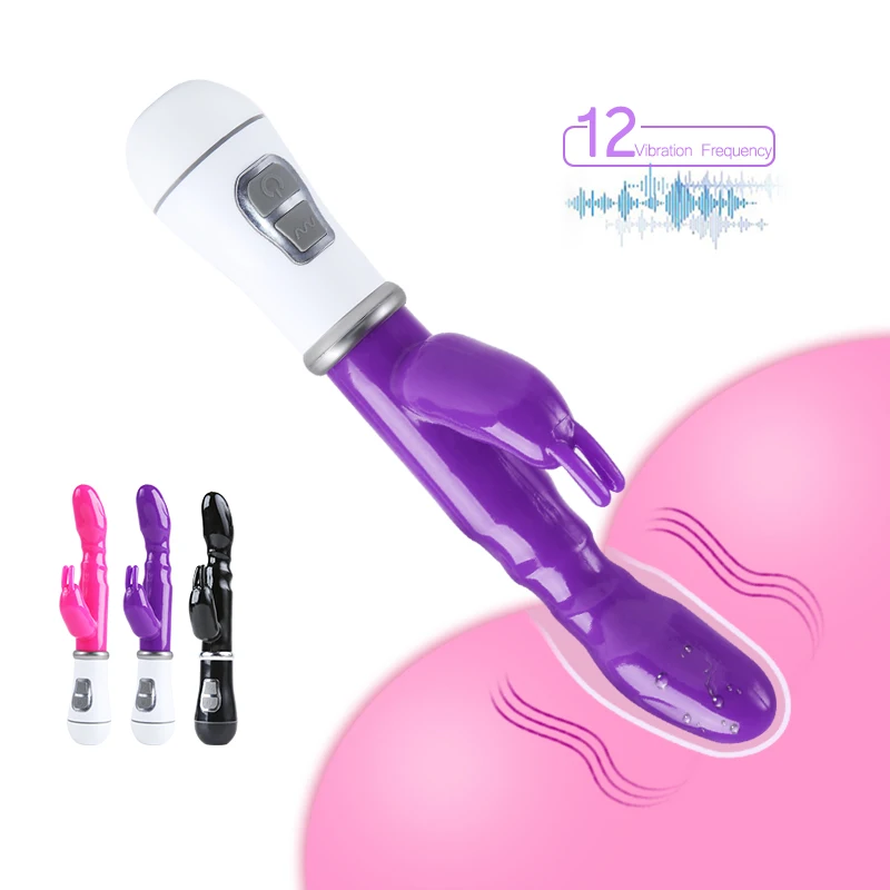 12 Скорость сильный вибратор Rabbit Vibrator Стимуляция клитора G spot массаж для взрослых