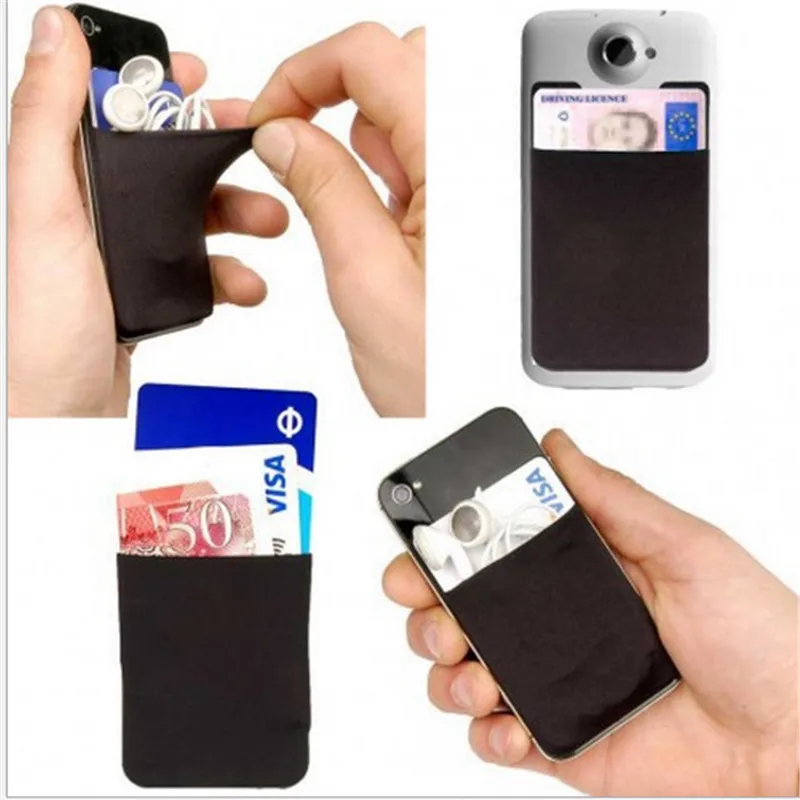 Как правильно снимать чехол с телефона BUFFLE 3M Mobile Phone Card Stickers Flexible Pouch Bag Credit Card Holder for i