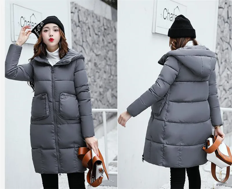 Feminino Green orange Taille Veste Mujer Femmes Jaqueta Capuchon Casacos Noir army Plus Rembourré Chaquetas Hiver Manteau gris Feminina rose À Belle Parka Zy4616 La rouge D'hiver 1FJlKc