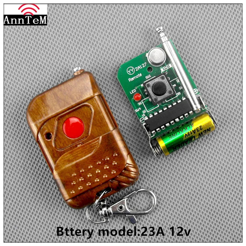 Бренд Anntem DC3.7V 4,5 V 5V 6V 7,4 V 9V 12V RF переключатель дистанционного управления реле 1CH мини беспроводной переключатель управления широкое рабочее напряжение