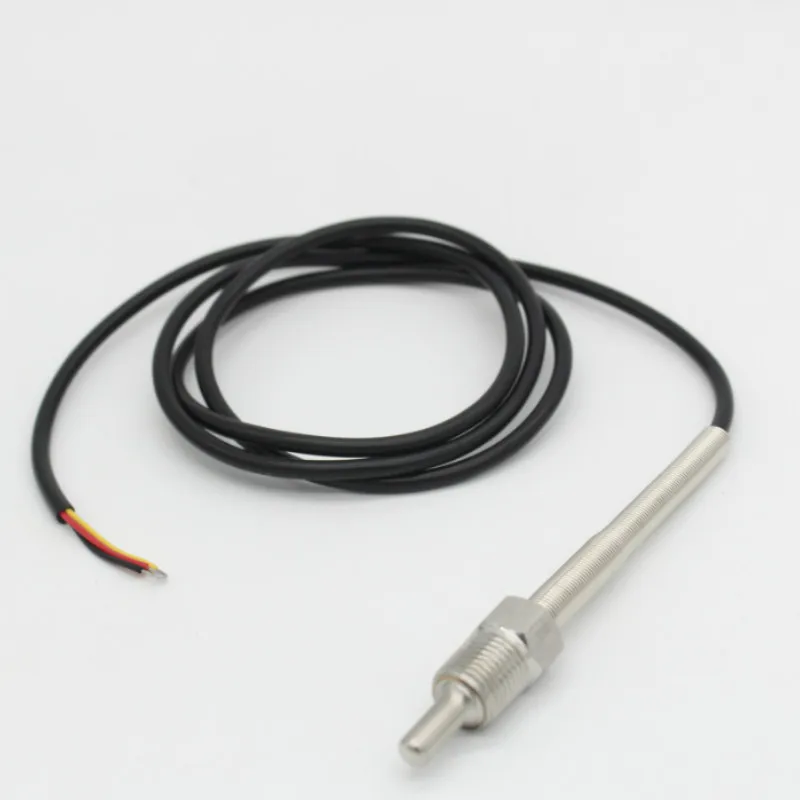 Sensor de Temperatura Digital g1 Fio Sonda 3-core od = mm m Pvc Fio Fio de Aço Inoxidável Shell L30 Mm-l300 mm Ds18b20