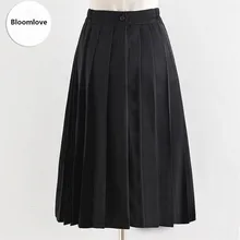 

UPHYD School Girl JK Sailor Costumes Long Pleated School Uniform Skirt OY-QZ001