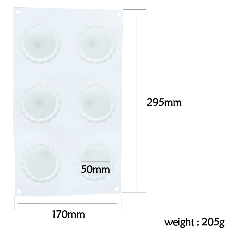 SHENHONG Dome Art 3D Cake Mould For Baking Forms Cream Mold Silicone Mousse DIY Baking Cookie Mould Fondant Bakery Brownie