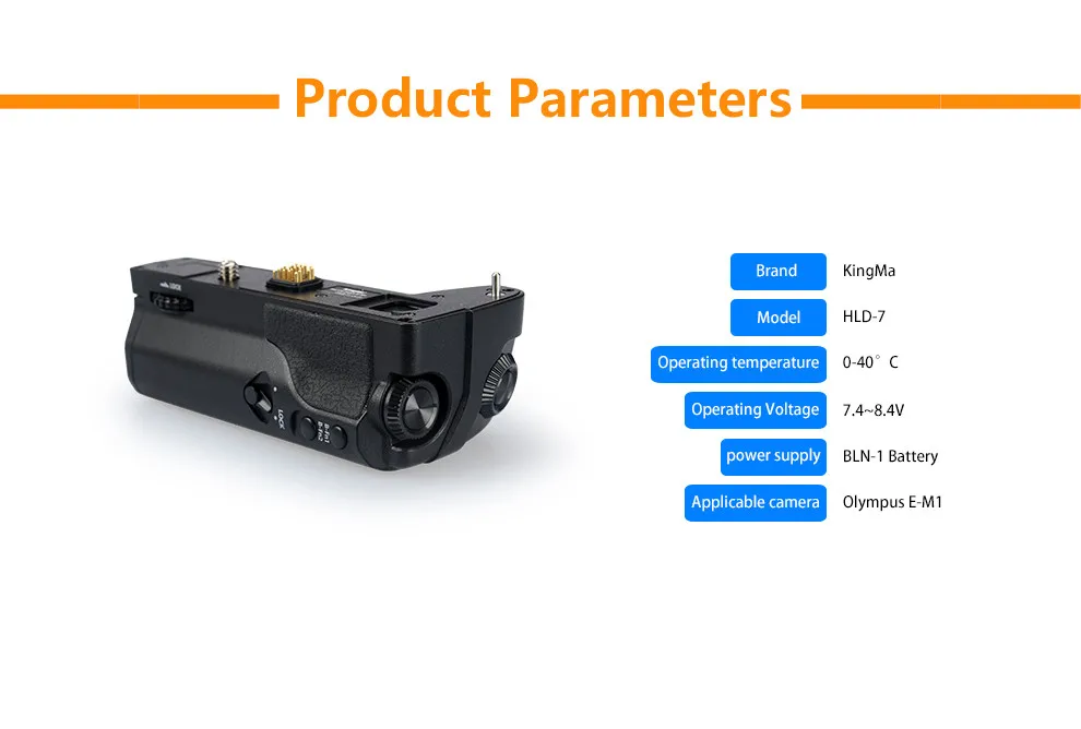 KingMa Батарейная ручка для Olympus OM-D E-M1 OMD EM1 компактные системные камеры в качестве замены HLD-7