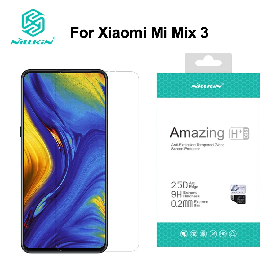 Для xiaomi mi mix 3 Защитное стекло для экрана 6 39 ''NILLKIN H + PRO 9H 2.5d Закаленное Защита