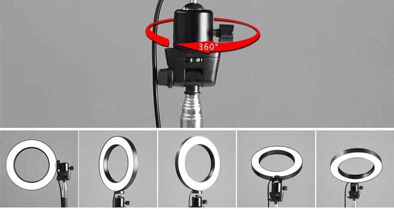 Светодиодный кольцевой светильник для камеры Фото-телефон видео светильник кольцевая лампа с штативами селфи-палка зажим для телефона Bluetooth пульт дистанционного управления