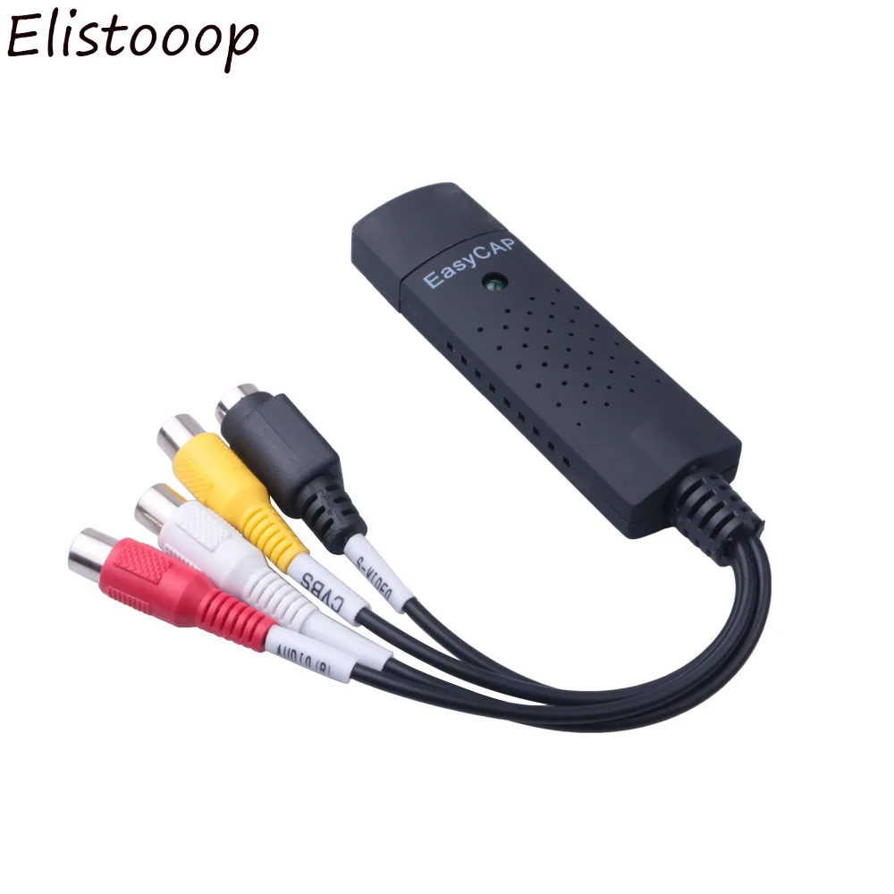 Easycap разъем для видеозахвата USB 2 0 конвертер Карта ТВ тюнер видеомагнитофон DVD AV