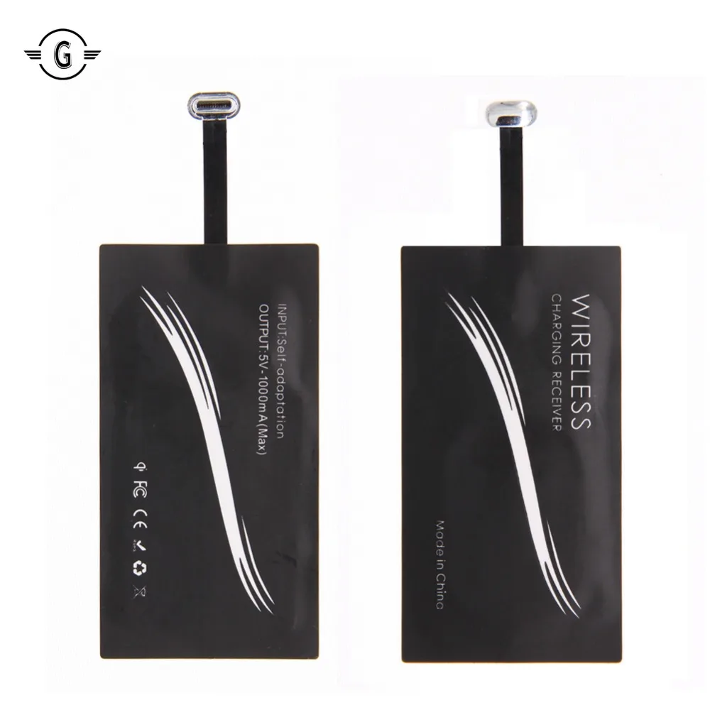 QI TYPE C USB Wireless Charger Receiver Inductive Coil Receptor Module For HUAWEI p9 p10 Xiaomi mi5 mi6 4C ZUK Z2 Z1 Qi receiver