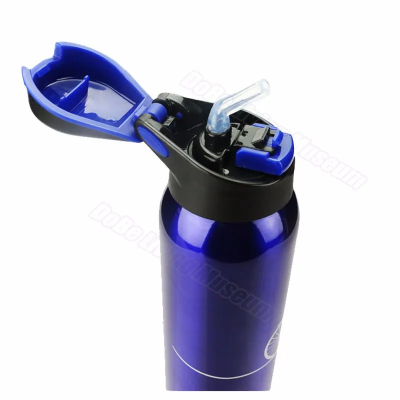 3 Colors 500ml Stainless steel bicycle water bottle Double wall Vaccuum Thermos Coffee cup Thermocup 2