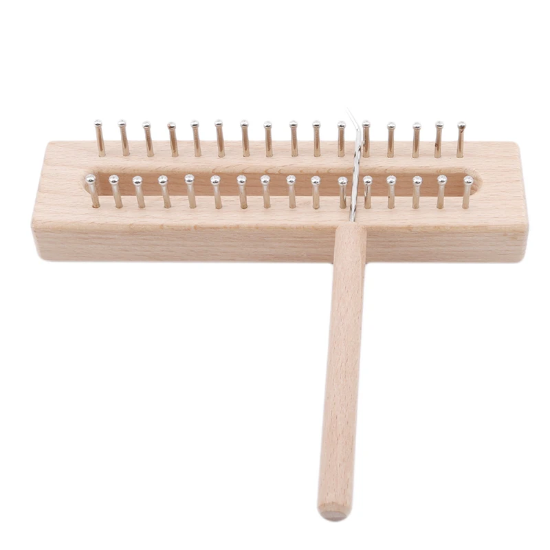 Деревянная доска вязальный станок легкий инструмент для плетения для рукоделия