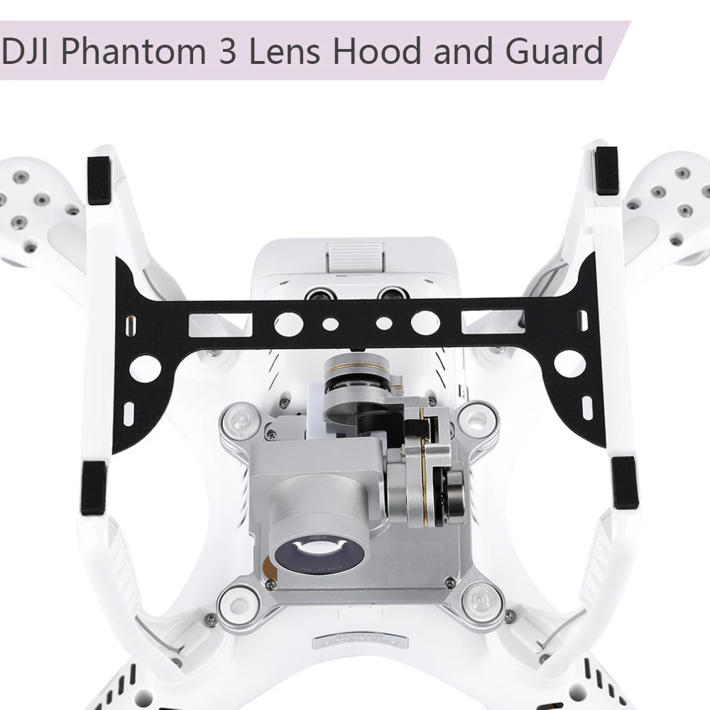 Объектив камеры 2 в 1 карбоновая защита для DJI Phantom 3 Drone запасные части |
