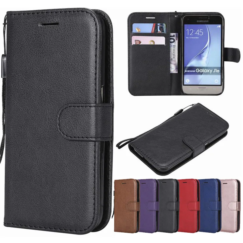 

Leather Case For Samsung Galaxy J1 2016 Case J120 Flip Wallet Card Slot Cover For Samsung J1 2016 J 1 6 Phone Case Coque Fundas
