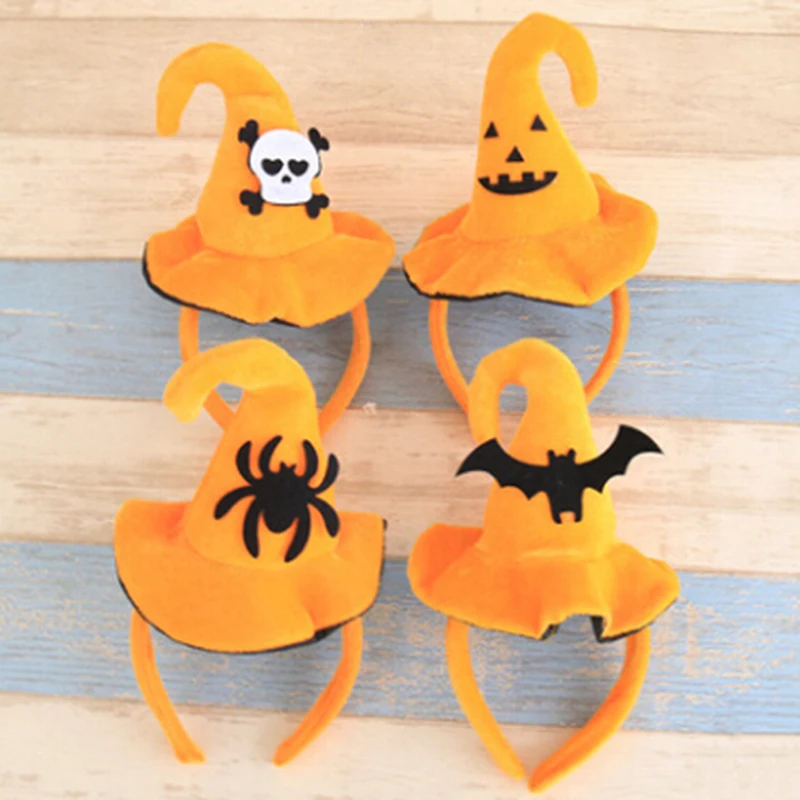 New Halloween Headband Children Adults Performance Props Pumpkin Hat