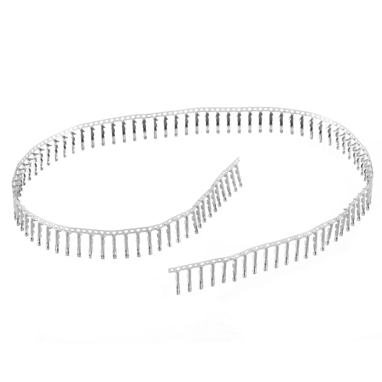 

Retail 100 pcs 2.54 mm Du Pont jumper wire cable housing female pin connector terminal Pin Crimp Pin Jumper Connector Terminal