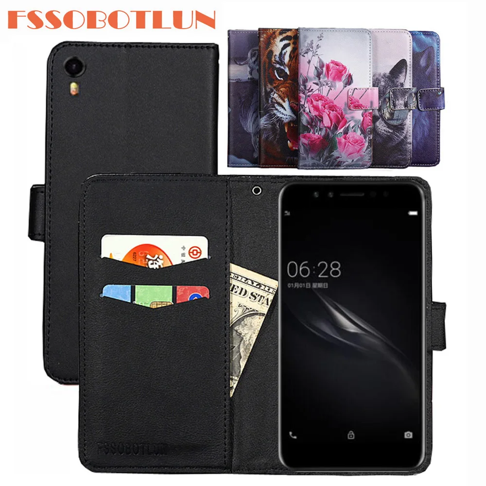 

FSSOBOTLUN For GOME K1 4G LTE Case PU Leather Retro Flip Cover Shell Magnetic Fashion Wallet phone Cases Kickstand Strap GOME K1