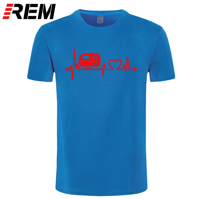REM, горький кофе, новые летние хлопковые мужские футболки, топы, футболки с короткими рукавами, Camper, для путешествий, Hiker, Camper, Heartbeat, футболка