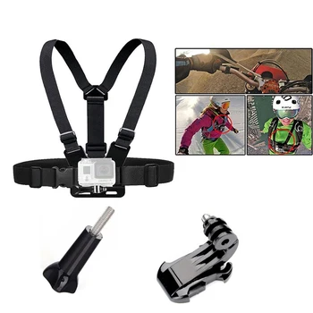 

Chest Strap J-Screw Camera Holder Photographic Equipment Electronic for GOPRO Hero 3+/4/5 SJCAM sj500 Sports Camera Accessories