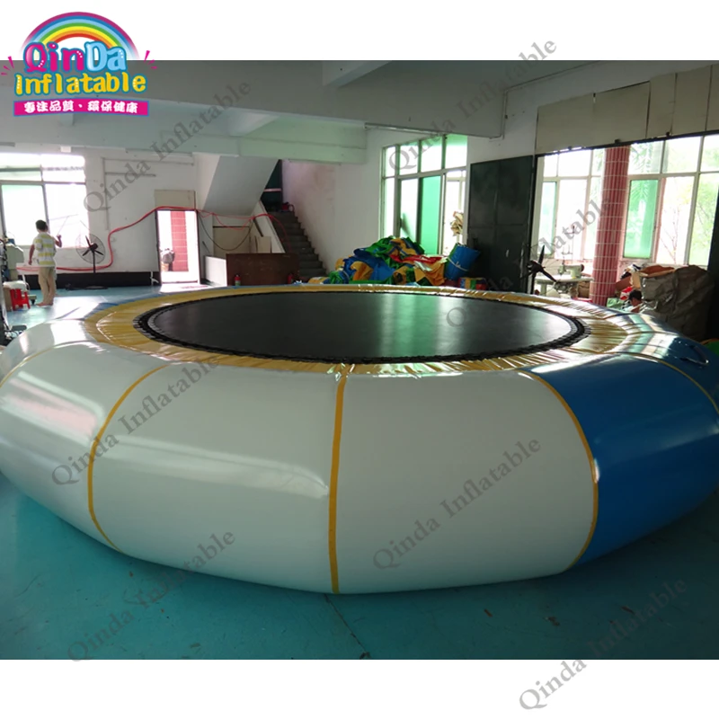Горячая бассейн поплавок игрушка вода надувные батуты надувная водная платформа надувной батут плавающий аквапарк