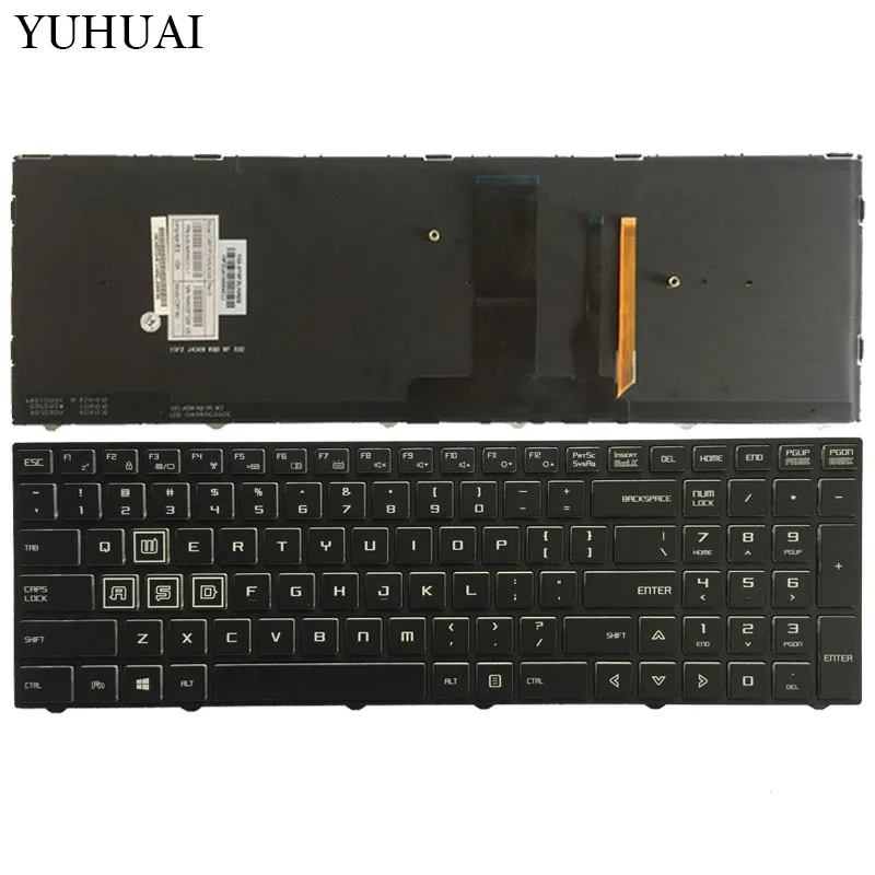 

US NEW keyboard for Clevo NP8174 NP8176 NP8177 English laptop keyboard with backlight