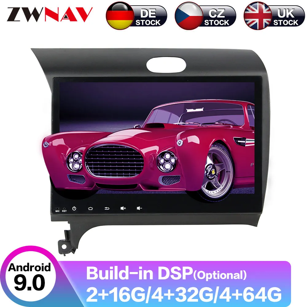 

Android 9 4+64G DSP Car No 2 din Player GPS Navigation For KIA Cerato 2 K3 2013 - 2016 Head Unit Multimedia Player Tape Recorder