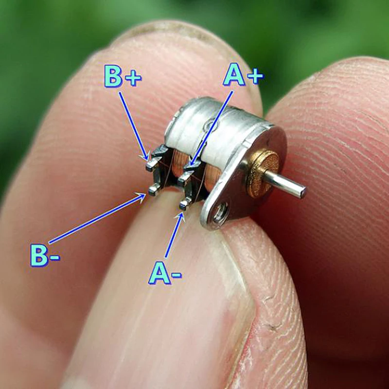 1PC Precise Micro Stepper Motor 6mm Two-phase Four-wire Step Motor for Lens Control of Digital Camera
