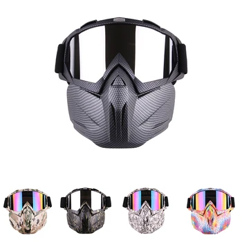 

FDBRO Motorcycle Safety Eyewear Goggles Cycling Full Mask sunglass Snowboard Mask Cycling UV Windproof Skate Ski Glasses Mask