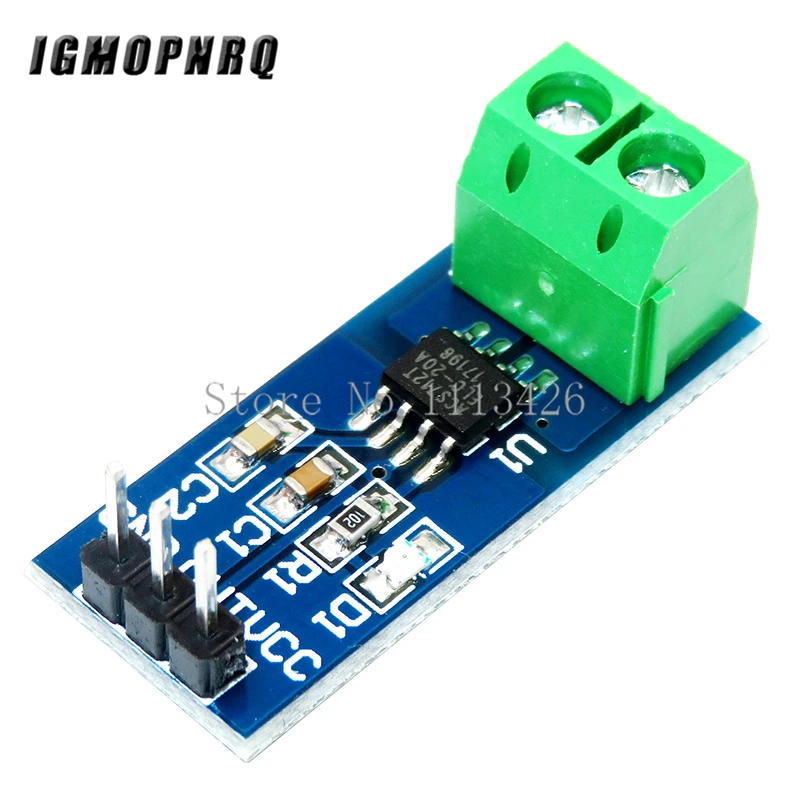 Модуль датчика тока ACS712 1 шт. модуль 5A 20A 30A 5A/20A/30A ACS712|Интегральные схемы| |