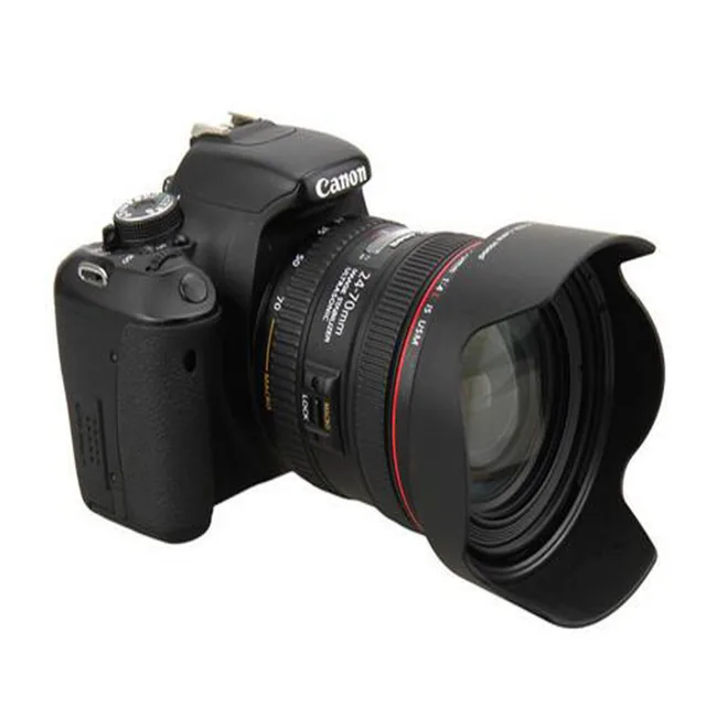 Reversible Tulip Flower Lens Hood 83mm for DSLR Camera EW 83H Lens Hood