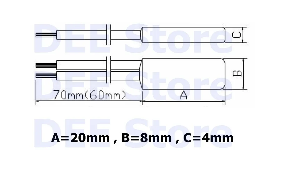 2 шт. тепловой переключатель 40C 50C 80C 60C 100C NO NC нормально открытый закрытый 250 В 5A Термостат Датчик контроль температуры переключатели