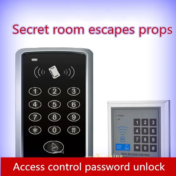 

real life games escape room props Access control password unlock horror game Finished product props