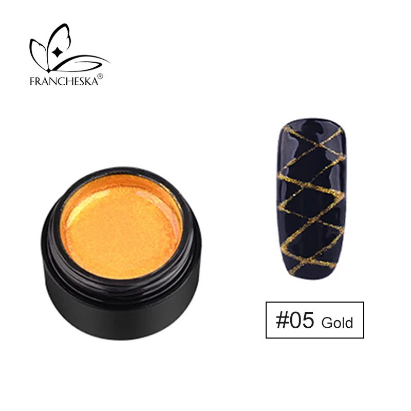 HOT SLAE Spider Gel Nail Art Line Silk Point Creative Pulling Wire Painting Gel Varnish spider web gel 3D Emboss soak off white