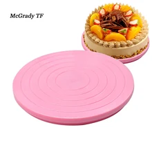 Подставка для торта, Декор, поворотный стол, ручная вращающаяся подставка для торта в форме круга, монтажный инструмент, инструменты для выпечки торта, подставка для торта, поворотный стол