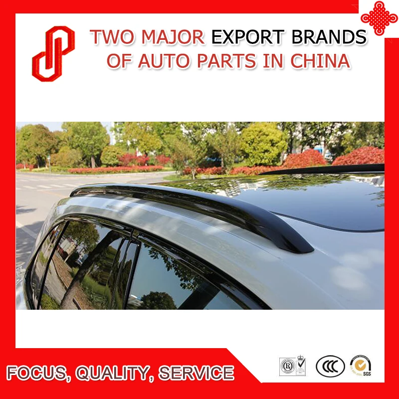 

High quality Black silver color Aluminium alloy sticker install car side rail bar roof rack for Cayenne 2018 18