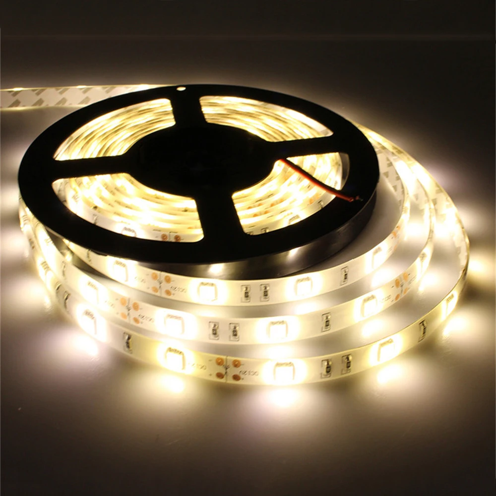 LED Strip SMD 5050 Flexible LED Tape Light 30LEDS/M DC12V IP20 IP65 Waterproof Safe Fairy
