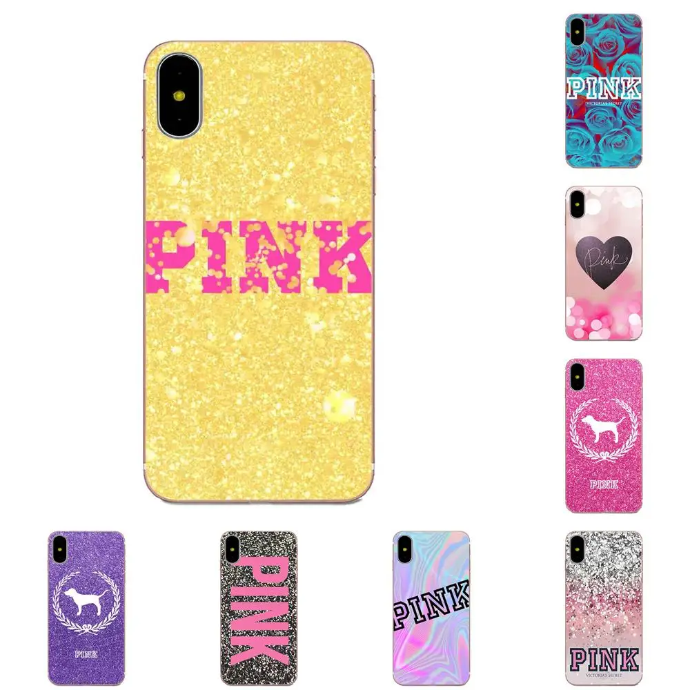 

Victoria Secret Pink For Galaxy A3 A5 A7 On5 On7 2015 2016 2017 Grand Alpha G850 Core2 Prime S2 I9082 Soft TPU New Fashion