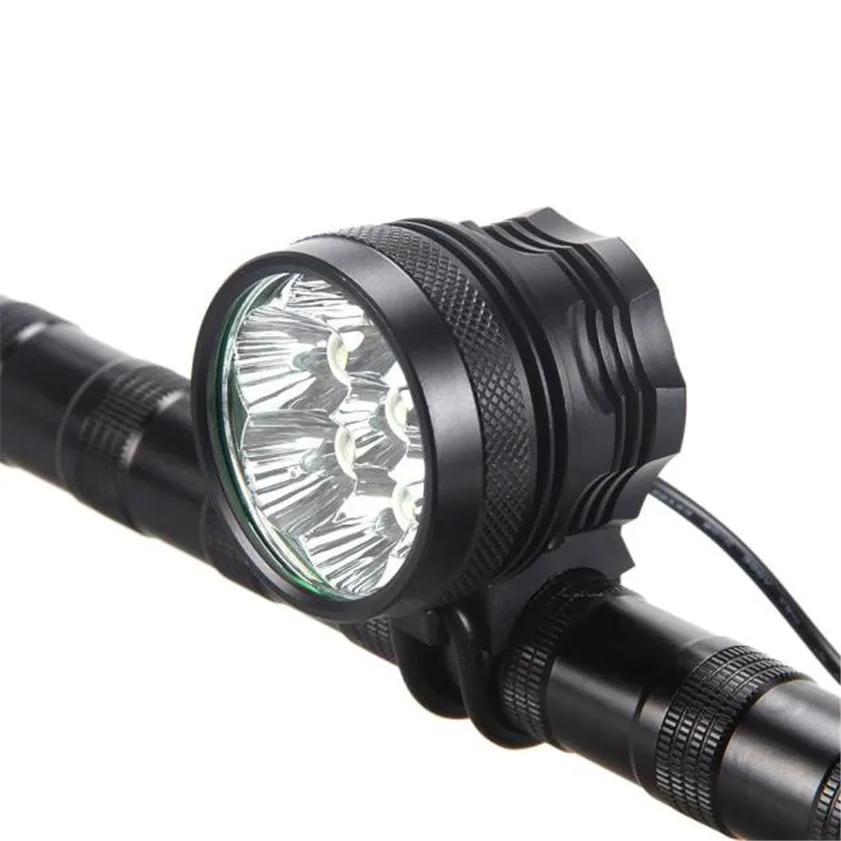 Высокое качество 15000лм 7 x CREE XM-L T6 светодиодный 6x18650 велосипедный фонарь водонепроницаемая лампа