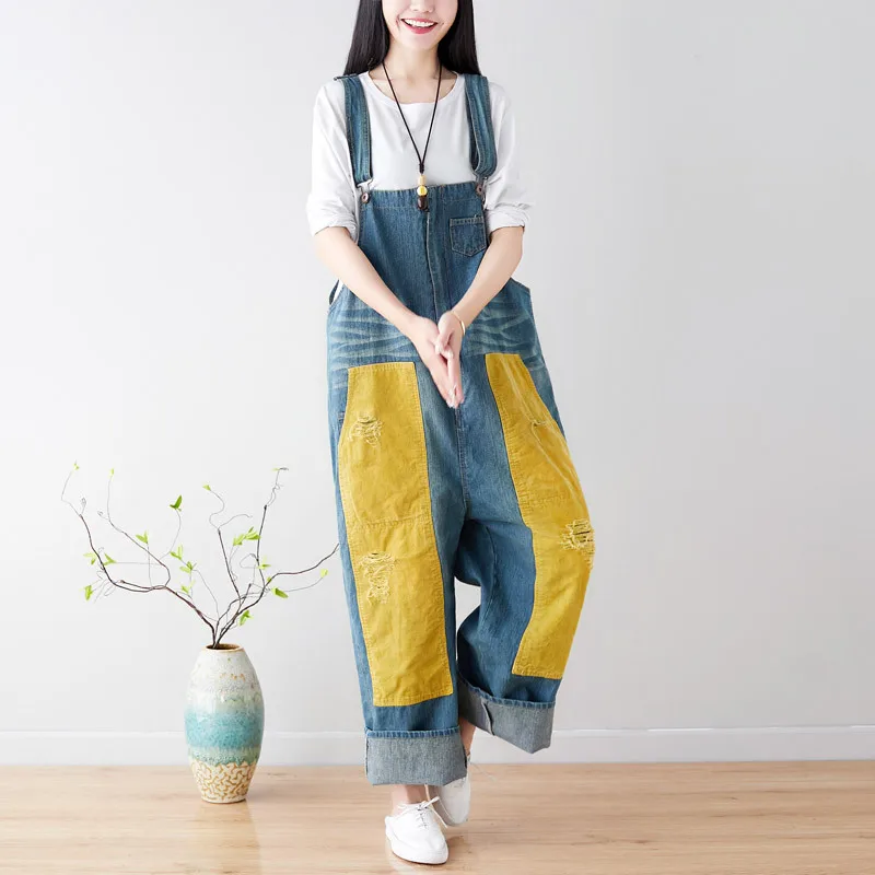 yellow corduroy overalls