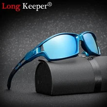 Длинный Хранитель новейшие поляризованные HD линзы солнцезащитные очки для мужчин крутые мужские очки для вождения зеркальные очки lunette de soleil KP1002