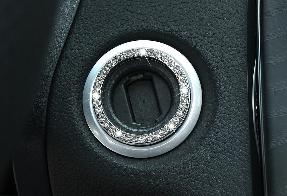 

new Car Accessories Crystal Car Engine Start Stop Ignition Key Ring For Mazda 2 3 5 6 8 CX-3 X-4 CX-5 CX 7 CX-9 CX5 2012 2013