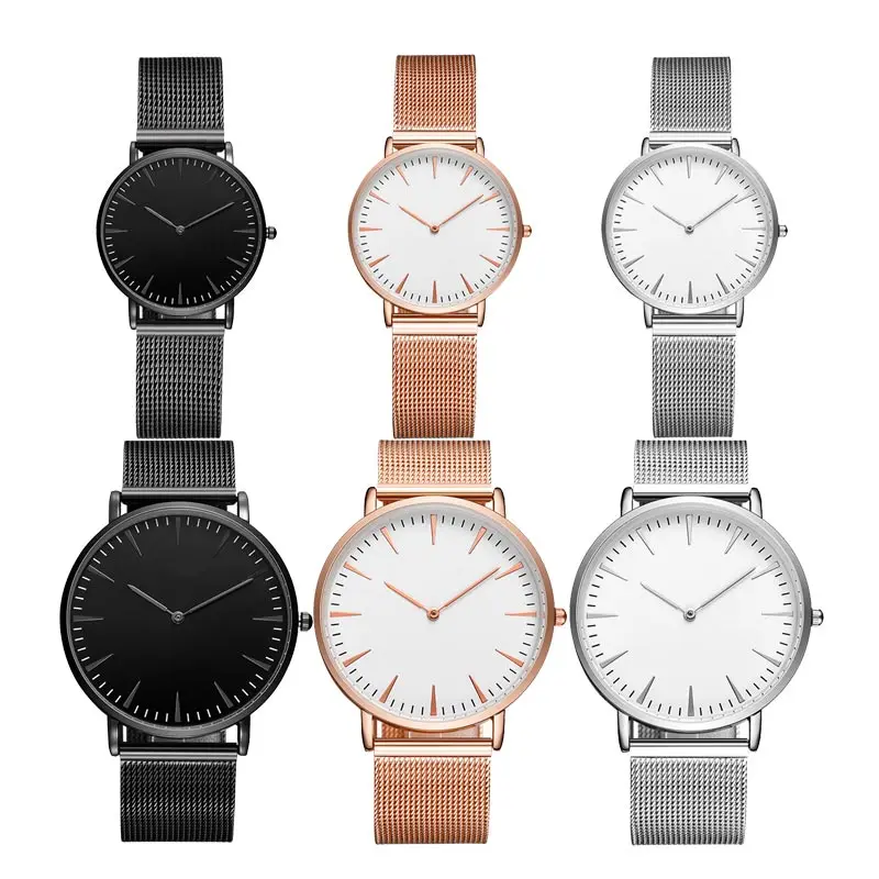 CL014 Private Label Mens Women Stainless Steel Watch Custom Your Own Logo Watch Trend Design Relogio Print Picture Couple Watch - Image 3